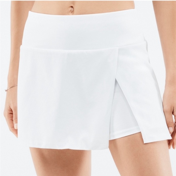 Fabletics Pants - NWT Fabletics Skye Skort Tennis Skirt White Size S